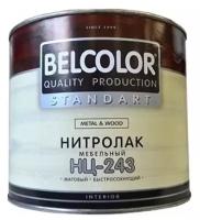 BelColor НЦ-243 бесцветный, матовая, 1.7 кг, 2 л