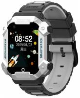 Наручные умные часы Smart Baby Watch Wonlex CT13 серебристые, электроника с GPS, аксессуары для детей