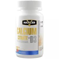 Maxler Calcium Citrate + D3 (120 таб.), 120 шт