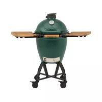 Керамические грили Big Green Egg L с ножками и столиками зеленый 46см