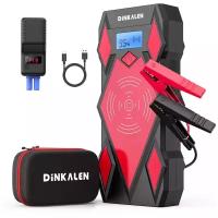 DiNKALEN DN-200 Портативное пуско-зарядное устройство для автомобиля Jump Starter 20 000 mAh c функцией беспроводной зарядки и с пусковым током 1600 A