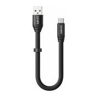 Кабель для зарядки телефона / Mivo MX-01T USB-Type-C, 2.4 А, 25 см для Samsung / Шнур с быстрой зарядкой / Провод для зарядки телефона