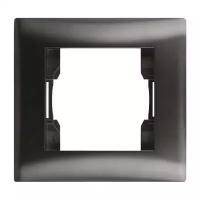 Рамка 1-место черная Magenta V01-14-A11-M Volsten
