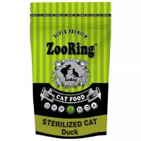 Сухой корм для кошек ZOORING STERILIZED CAT DUCK 1,5 кг утка - для стерилизованных кошек и кастрированных котов всех пород