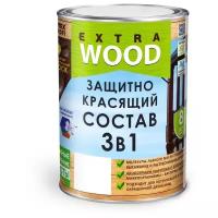 Защитно-красящий состав 3 в 1 FARBITEX PROFI WOOD EXTRA (Артикул: 4300007394; Цвет: Рябина; Фасовка = 0,8 л)