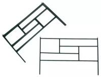 Заборчик садовый «Плитка» 45*67*335см (5 деталей)
