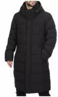 Куртка мужская зимняя удлиненная черная 4003 р.52