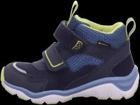 ботинки SUPERFIT, для мальчиков, цвет Синий/Зеленый, размер 34