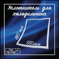 Уплотнитель для холодильника Бирюса 550х760 мм / Уплотнительная резинка, 0811320000-01