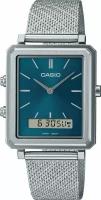 Наручные часы CASIO Наручные часы CASIO MTP-B205M-3E, синий, серебряный