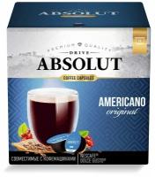 Absolut Drive Кофе в капсулах Absolut Drive Американо 16 капсул 2 штуки