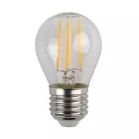 Лампа OSRAM LED Star E27 шар P (G45) 5Вт, филаментная, светодиодная LED, 600 лм, эквивалент 60Вт, тёплый свет 2700К