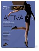 Колготки Omsa Attiva, 70 den, размер 3-M, camoscio