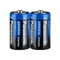 Батарейка Panasonic Zinc Carbon C/R14, в упаковке: 2 шт