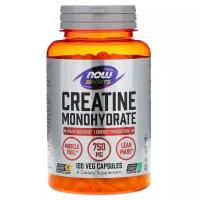 Капсулы NOW Creatine Monohydrate, 190 г, 750 мг, 120 шт