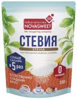 NOVASWEET Сахарозаменитель Стевия порошок, 200 г