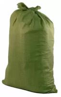 Мешок полипропиленовый 55x105 см, для строительного мусора, зеленый, 50 кг./В упаковке шт: 10