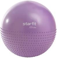 Фитбол полумассажный STARFIT GB-201 65 см, антивзрыв, фиолетовый пастель