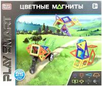 Конструктор Play Smart 2474 Цветные магниты, 25 дет