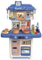 383-059A Детская кухня с холодильником, микроволновкой и посудомойкой. Настоящие вода и пар