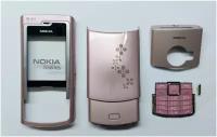 Корпус Nokia N72 розовый с клавиатурой