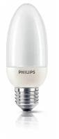 Лампа люминесцентная Philips Softone, E27, B35, 12Вт, 2700 К