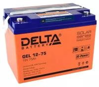 Аккумуляторная батарея Delta GEL 12-75