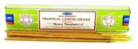 Благовоние Satya Nag Champa Tropical Lemon Grass (Тропический Лемонграсс)15г, 12 палочек