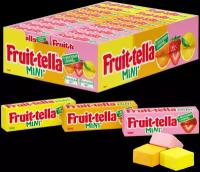 Fruittella Жевательные конфеты Мини с фруктовым соком, 11 г, блок, 54 шт. в уп., 54 уп