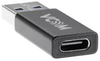 Переходник USB A (M) - USB Type-C (F), VCOM (CA436M)