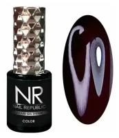 Nail Republic гель-лак для ногтей Color, 10 мл, 174 пьяная вишня