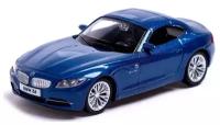 Металлический транспорт Автоград Машина металлическая BMW Z4, 1:43, цвет синий