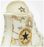 Кеды женские Converse Chuck Taylor All Star Crafted Florals A01188 высокие белые