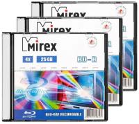 Диск BD-RMirex25Gb 4x, 3 шт