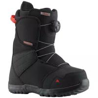 Детские сноубордические ботинки BURTON Zipline Boa 7K, black/red