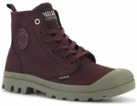 Ботинки женские Palladium Pampa Hi Zip Sl 97224-215 кожаные бордовые