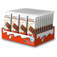 Шоколад Kinder Chocolate молочный со злаками, 23.5 г*40