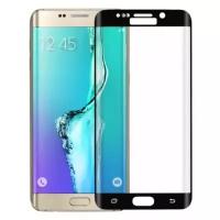 Защитное стекло на Samsung G928F, Galaxy S6 Edge Plus, с загибом, черное