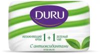 DURU Крем-мыло кусковое Soft sensations 1+1 Зелёный чай, 80 г