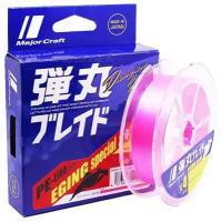 Шнур Major Craft DANGAN Braid PE X-4 150м PINK # 0.4 (8Lb) DBE4-150/0.4PK