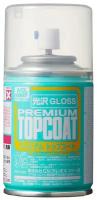 Mr.Hobby B-601 Лак глянцевый аэрозольный MR.Premium Topcoat gloss, 88 мл