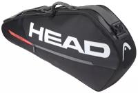Сумка Head Tour Team 3R black для теннисных ракеток, чехол для большого тенниса, черный
