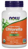 Chlorella 500 мг (Хлорелла) 200 табл (Now Foods)