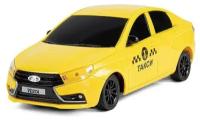 Радиоуправляемая машина Lada Vesta такси ТМ AUTODRIVE, пульт управления, 40 MHz, М 1:16, желтый
