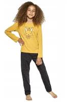 973/150 Пижама для девочки подростка Cornette Bunny - размер: 134-140, цвет: Лимонный