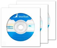 Перезаписываемый диск SmartTrack DVD+RW 4,7Gb 4x в бумажном конверте с окном, 3 шт