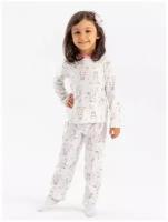 Пижама КотМарКот, размер 128, белый