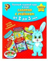 Буква-ленд Обучающие книги «Полный годовой курс. Серия от 2 до 3 лет», 6 книг по 16 стр., в папке