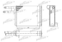 Радиатор отопителя citroen: jumper, fiat: ducato, peugeot: boxer 2.0-2.5td, 94-02 PATRON арт. PRS2081