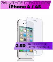 Защитное стекло BUYOO 2D для Apple iPhone 4, 4S, Айфон 4, 4с (без рамки)